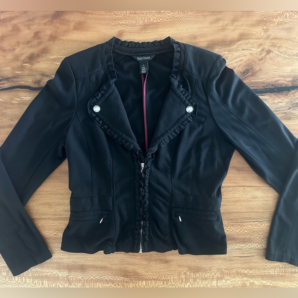 White House Black Market Peplum Blazer